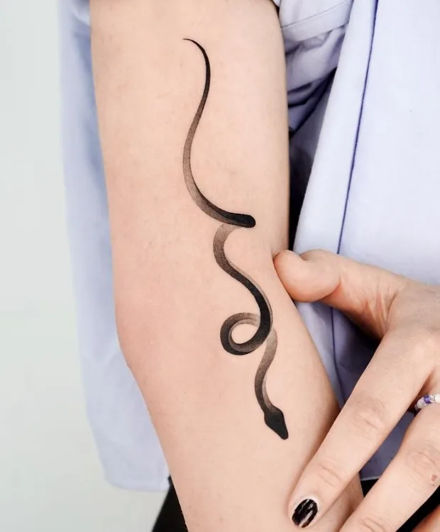 AI-generated tattoo design example